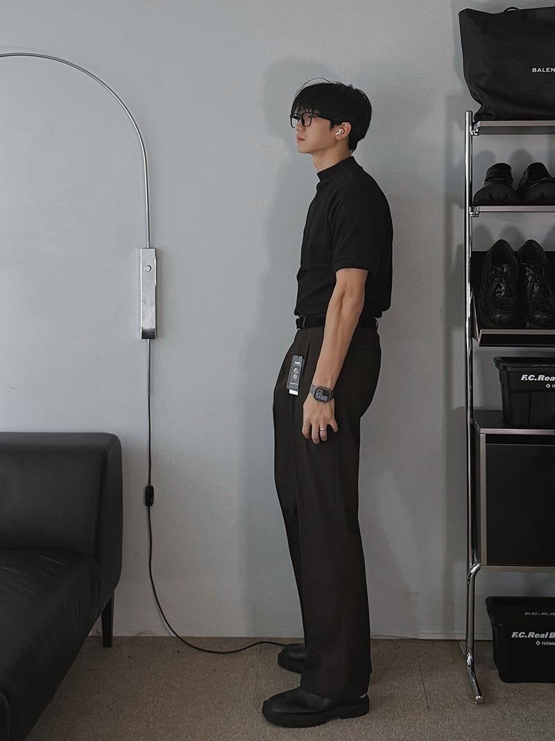 ASCLO Cozy Two Tuck Wide Slacks (4color)