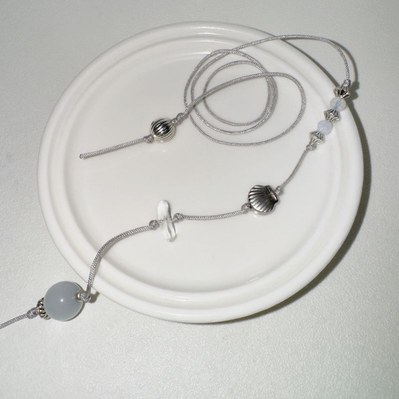 silver shell bookmark