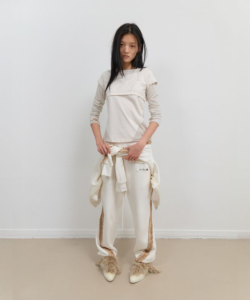 ojos（オホス）の「Halter Strap Long Sleeve / Ivory（Tops）」