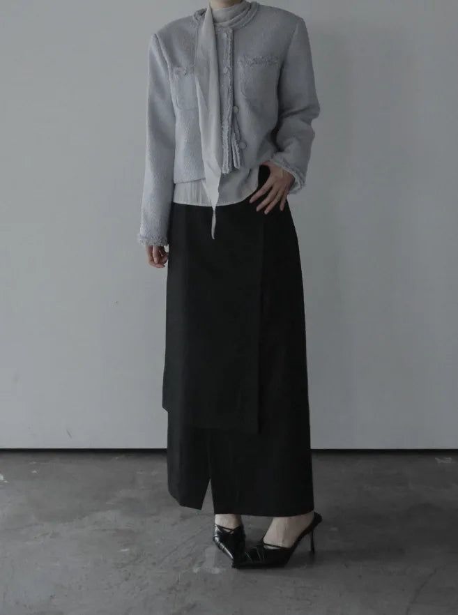 Arok Crop Tweed Jacket