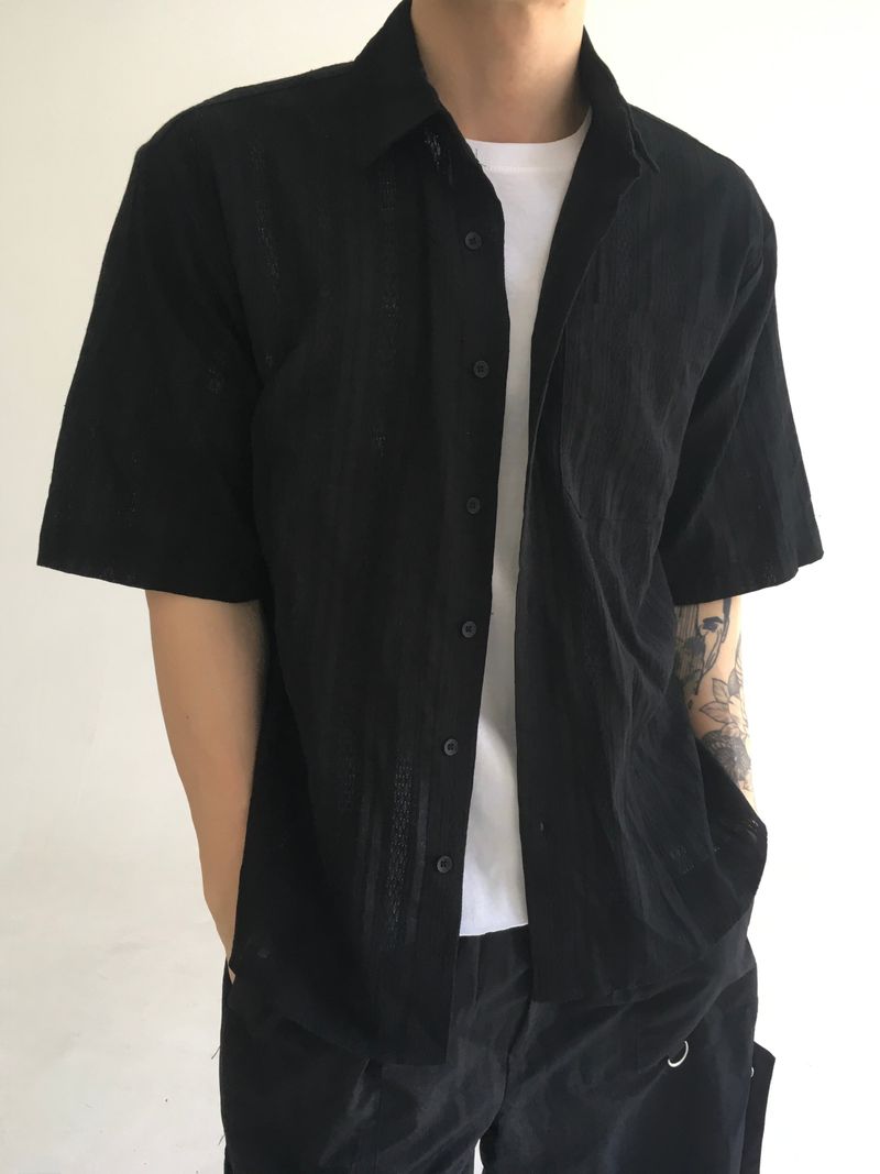 det short sleeve shirt(2colors)