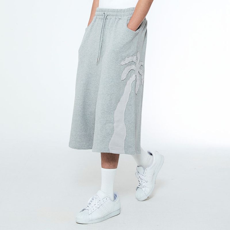 Sserpe（セルぺ）の「Palm Tree Appliqué Bermuda Sweat Pants Melange Grey（Pants）」