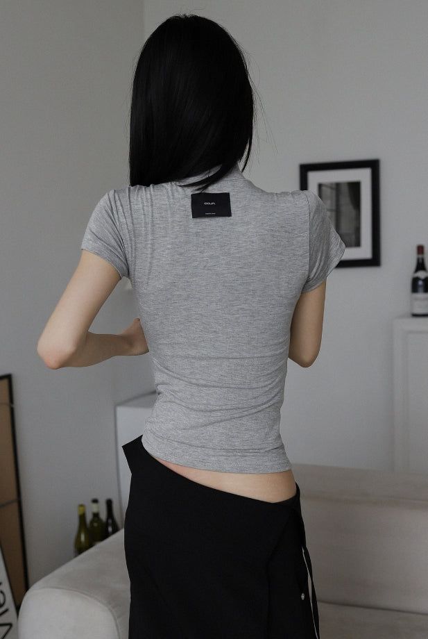 26SS★ [ EEUN BASIC ] Chewing Rounding Short Sleeve T