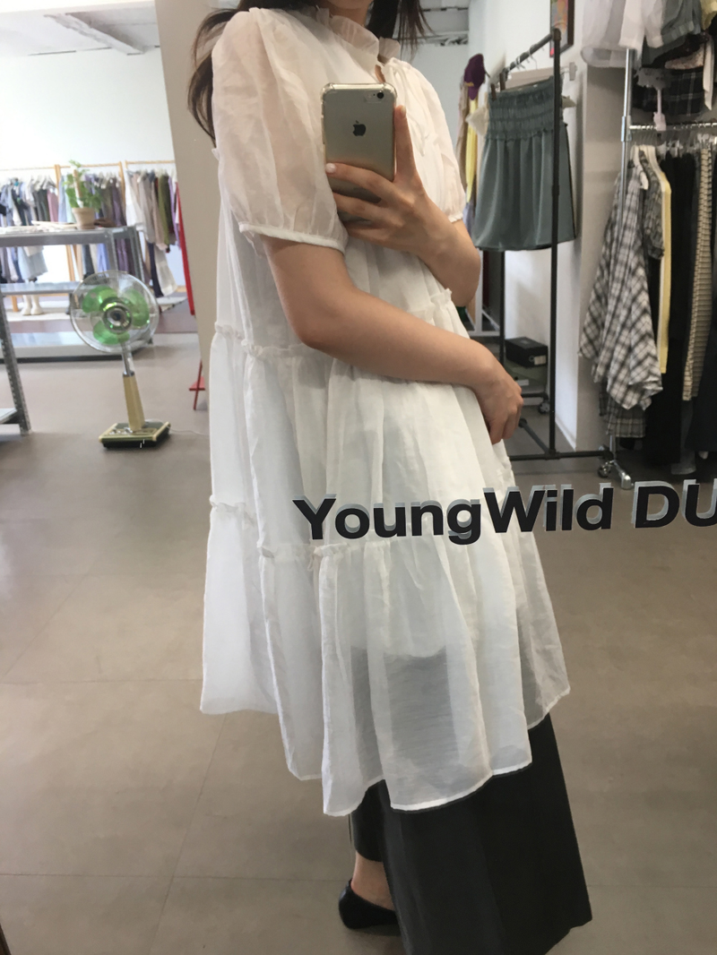 Nova Tiered Frill Dress (2color)