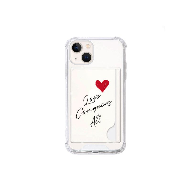 (Card storage case) 2. Love Conquers All phone case_White