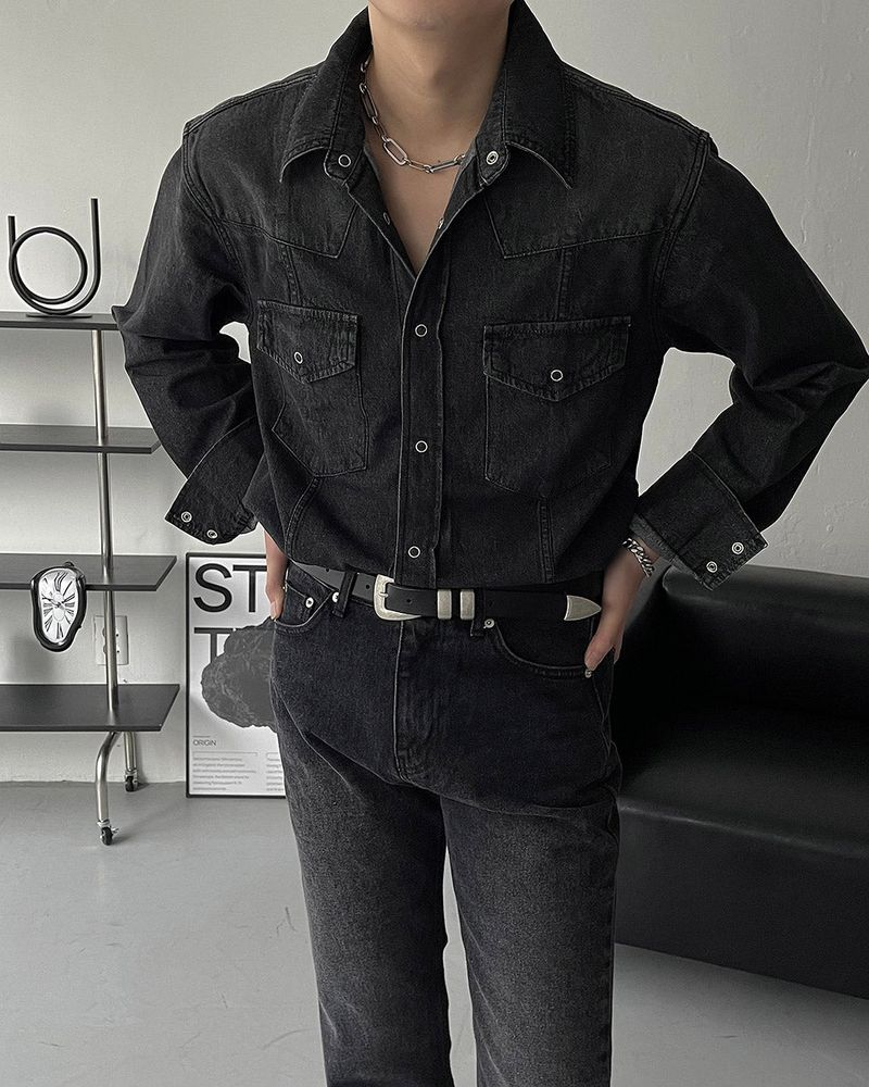 COZINESS（コジネス）の「EN And denim western shirt (M ~ L)（Tops）」