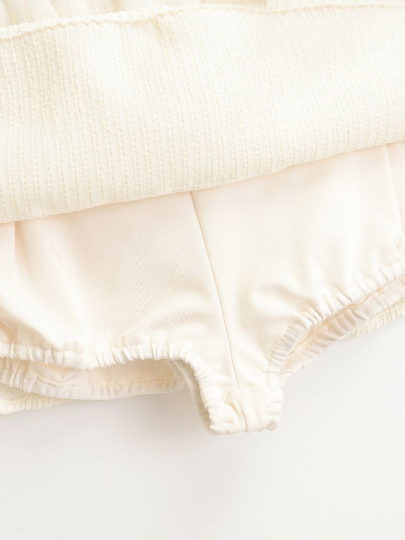 Frill lace banding mini skirt 231138038