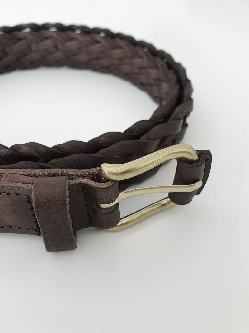 Ethnic leather belt