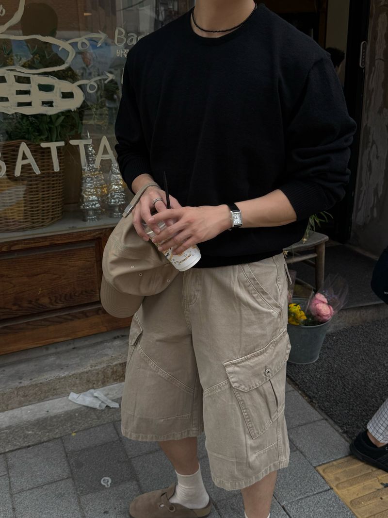 Fade cooling round knitwear
