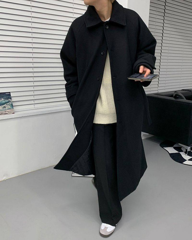 SK Maison Wool Mac Coat (2 colors)