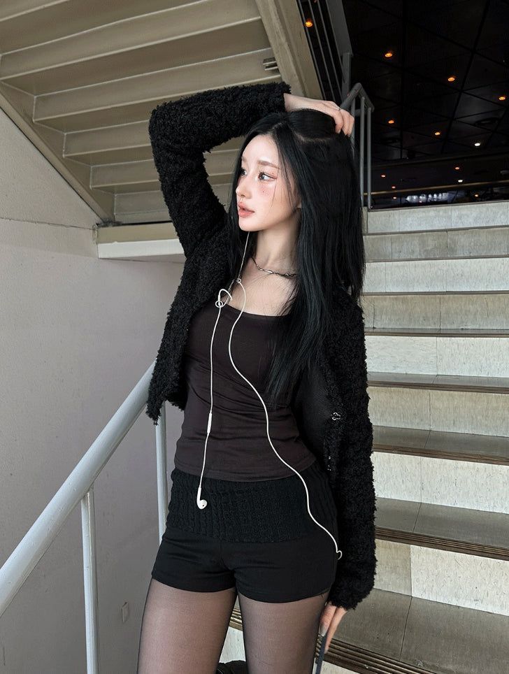 Fluffy cardigan