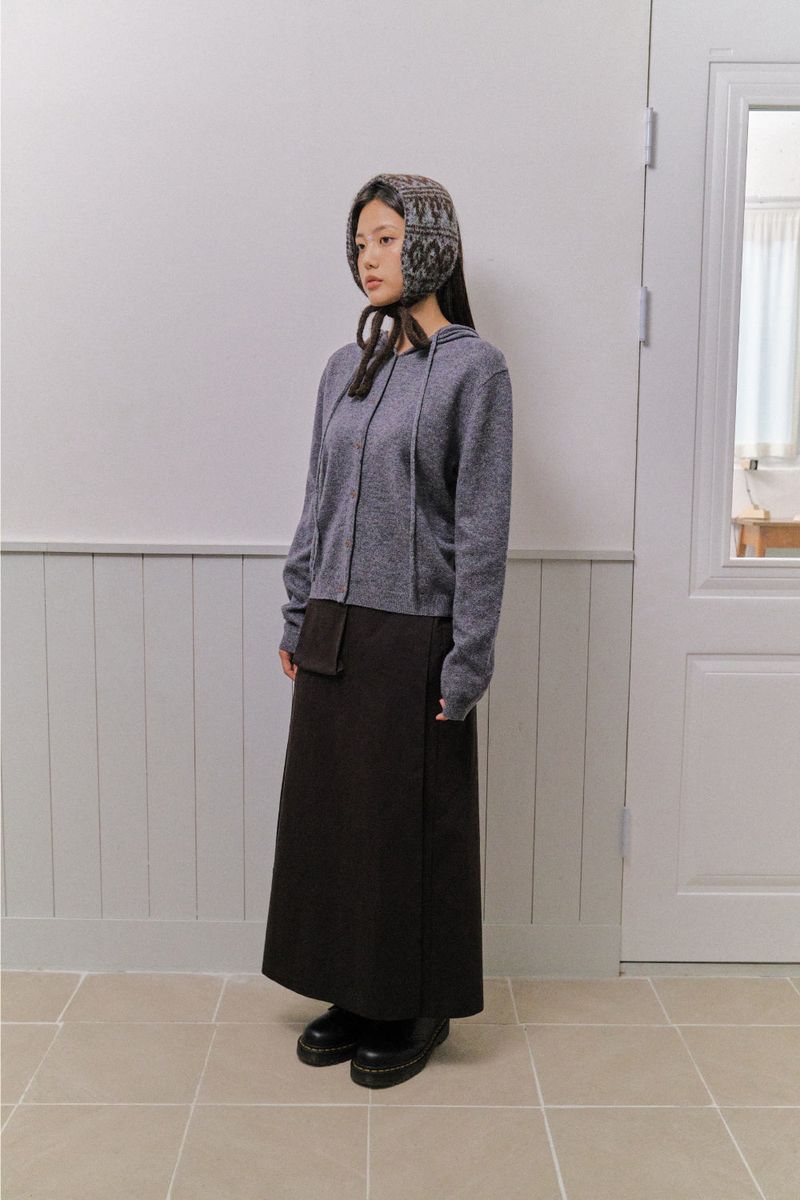 Scott Pocket Pencil Skirt (2color)