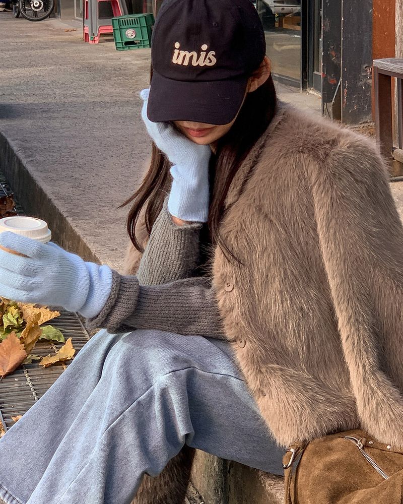 MAYBINS(メイビンス)の「Trin collar fur jacket(Jackets/Outerwear)」