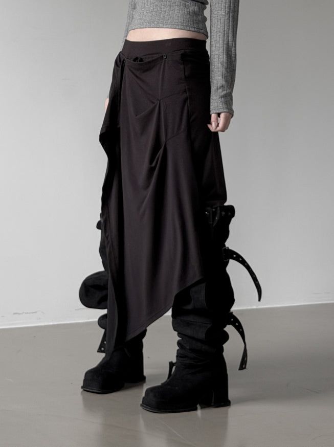 Pinched Drape Skirt