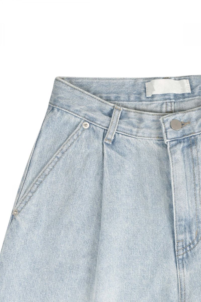 Caracola denim half pants