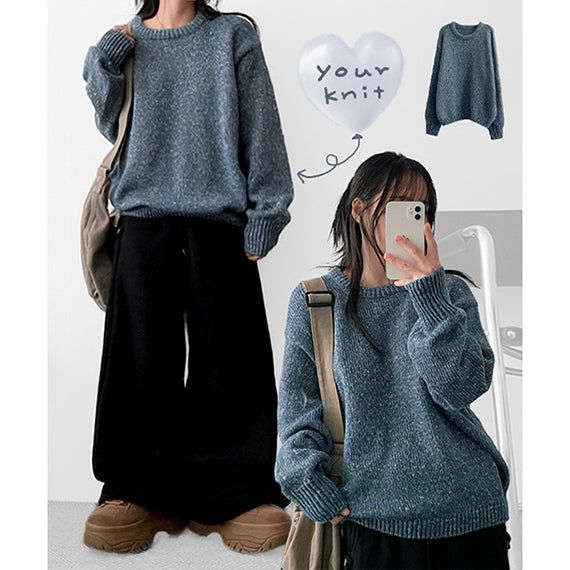 hijjoo（ハイチュー）の「Fitz dottom Avant Round Knitwear（Tops）」