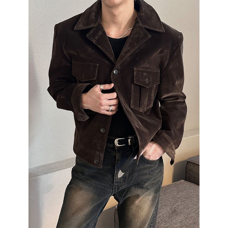 LAURANT（ロラン）の「[F/W] Velvet two pocket denim jacket(2color)（Jackets/Outerwear）」