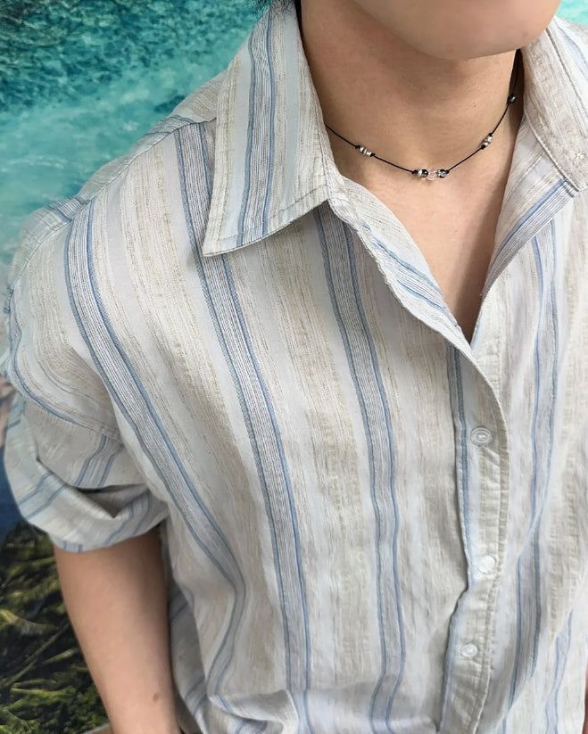 Tebe striped linen shirt