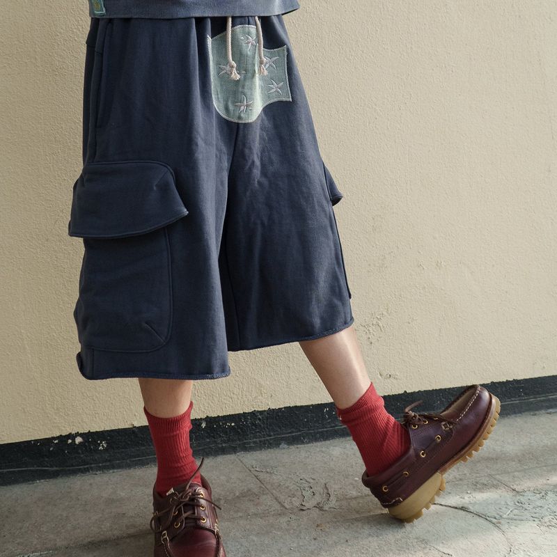 Champ bermuda sweatpants / Navy