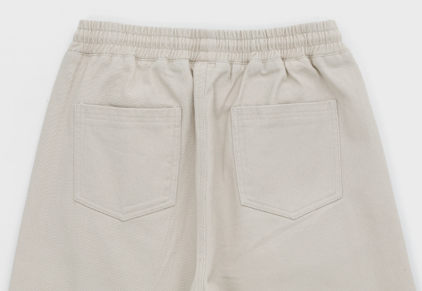 [MADE] Peto cut cotton banding pants