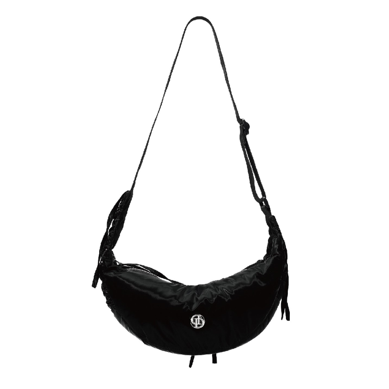 2WAY SHIRRING MAY LILY BAG_BLACK