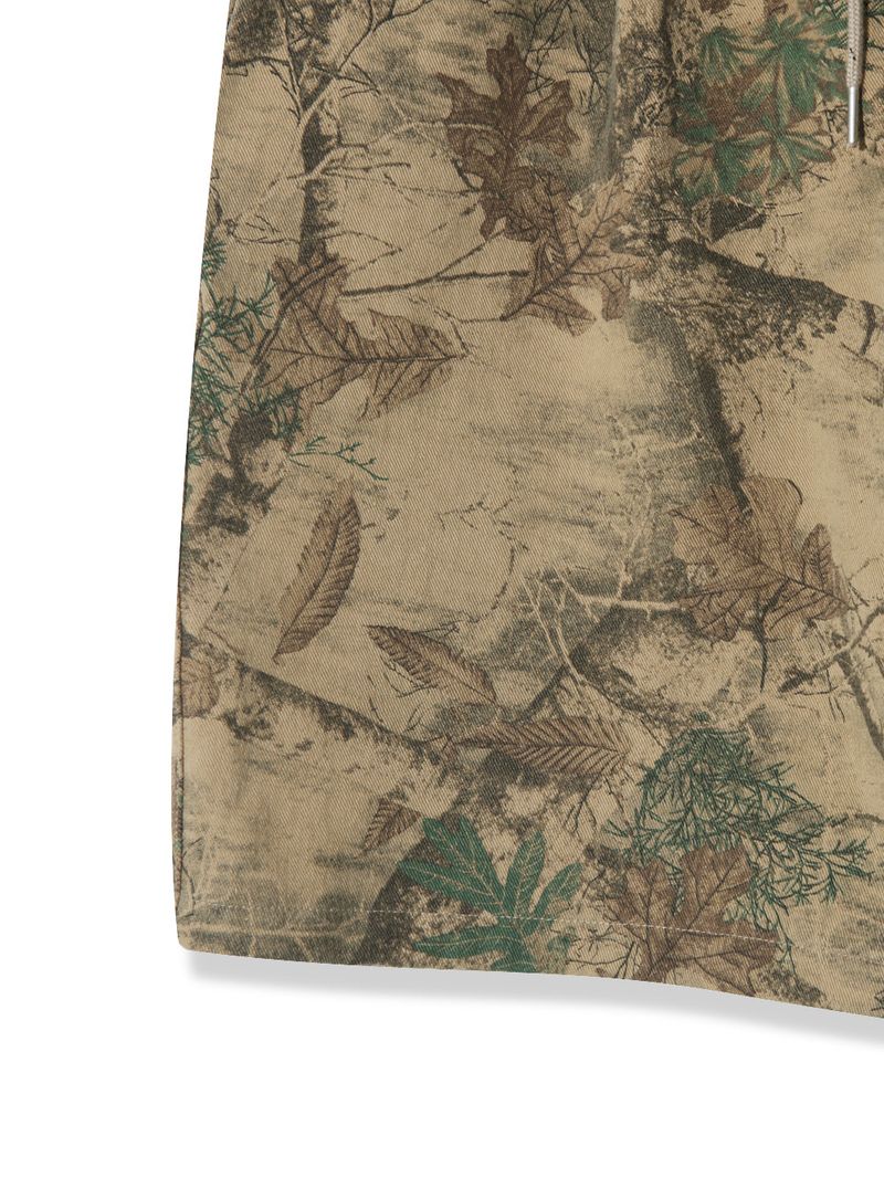 Leaves Carpenter Bermuda Shorts 2COLOR