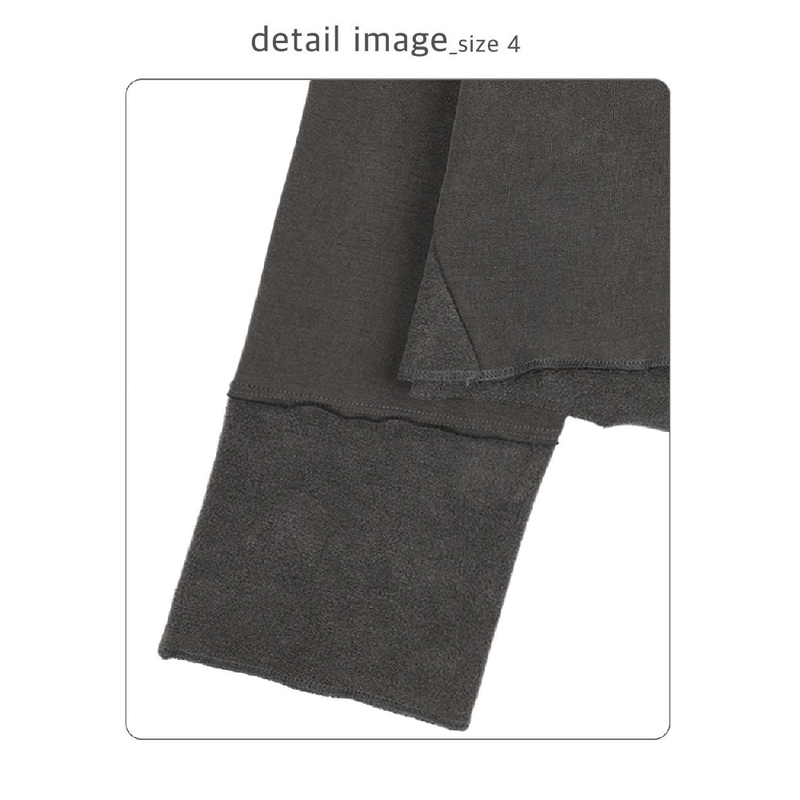 PIGMENT CUTTED HOODIE_CHARCOAL