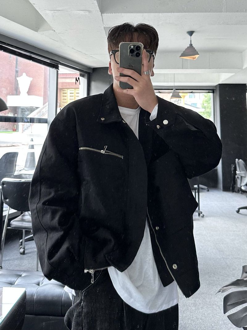 ninty percent two way zipper jacket