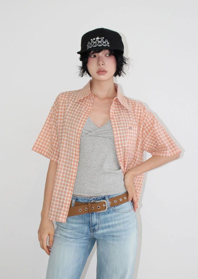 AAKE（アケ）の「CHARM CHECK SHIRT（Tops）」