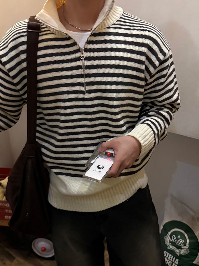 Haim half zip up knit