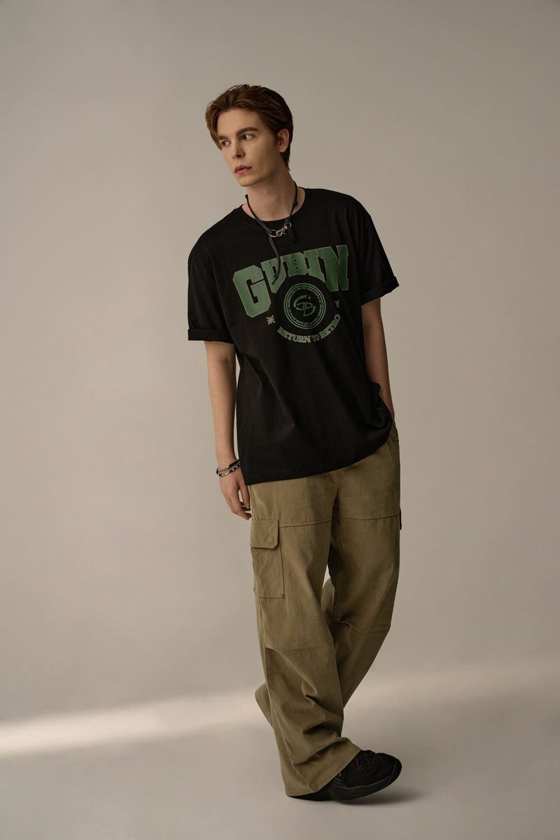 SUEDE COTTON CARGO PHANTS (KHAKI)