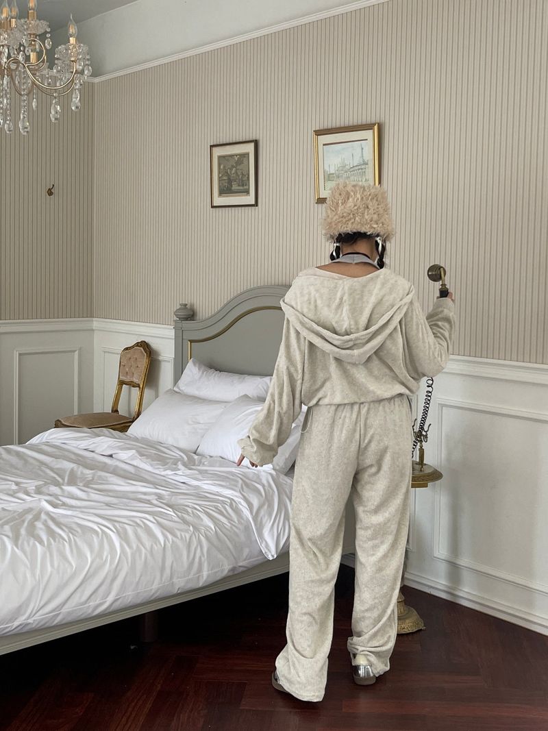 Towel 2way hood set