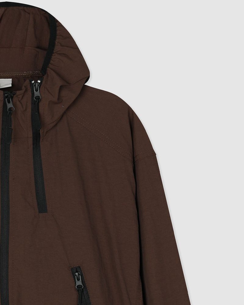 CALVET Zip-Up Hooded Windbreaker