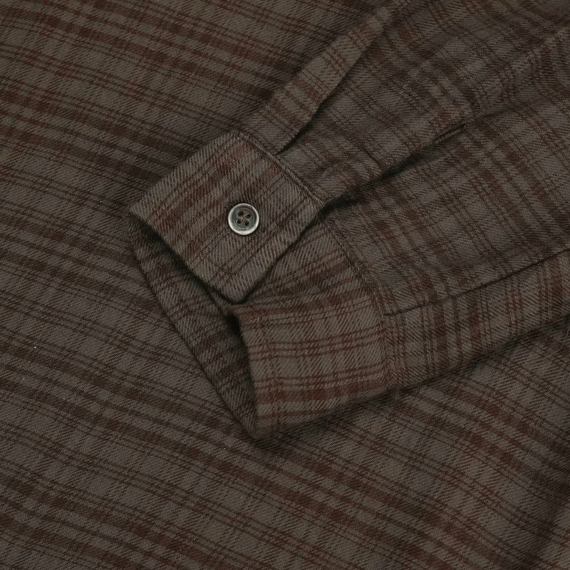 Ravi Raw-Edge Check Shirt (4 Colors)
