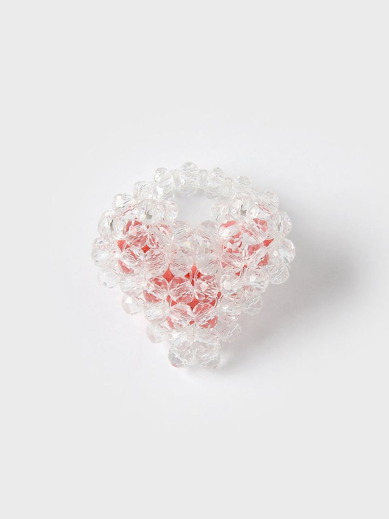 JELLY HEART RING (RED)