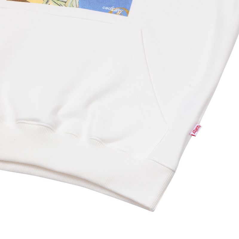 CEC GALLERY STAR GRAPHIC HOODIE(WHITE)