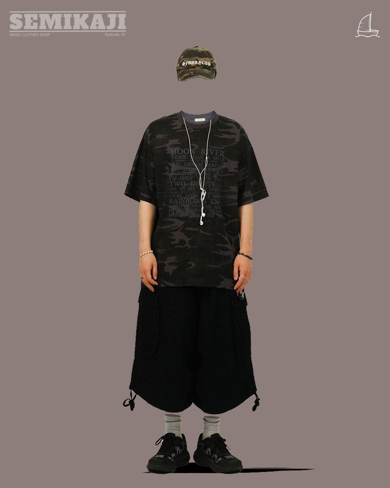 DE Vintage Cargo Bermuda Pants