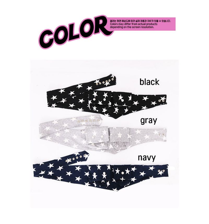 star point pocket belt (3color)