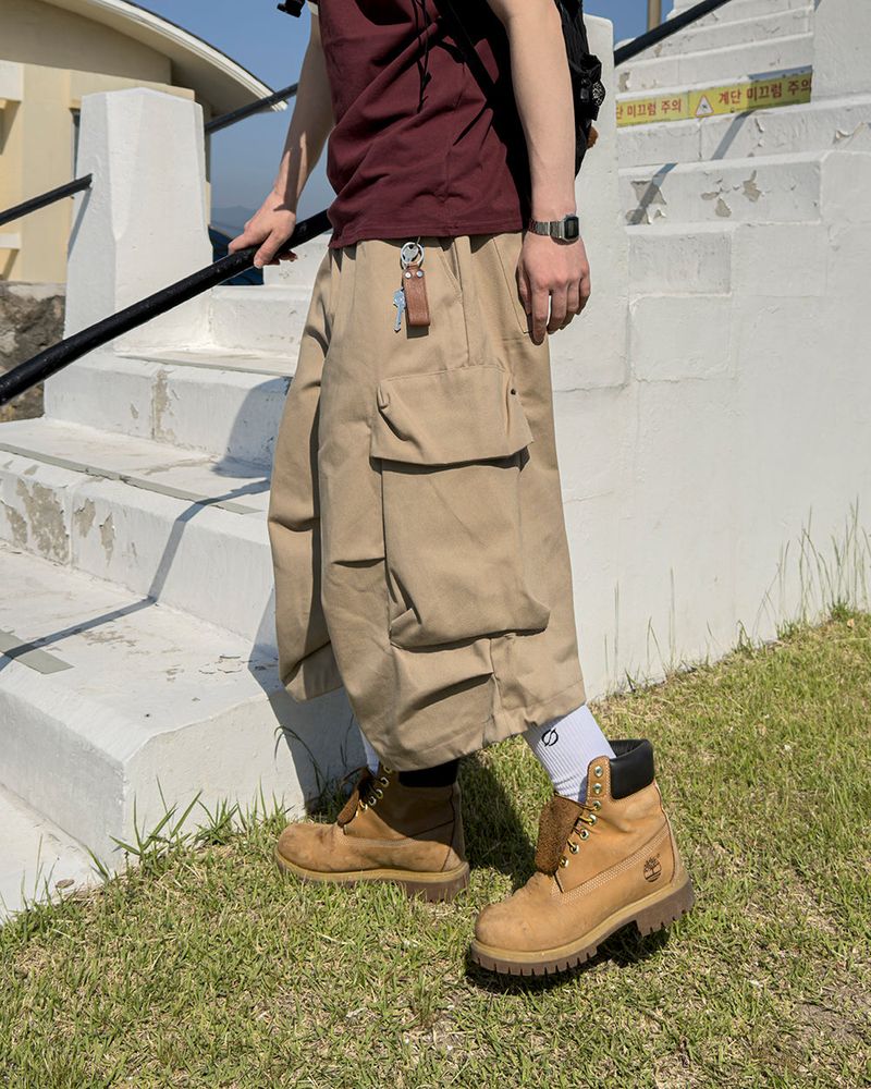 Jorbic 3D Cargo Bermuda Pants