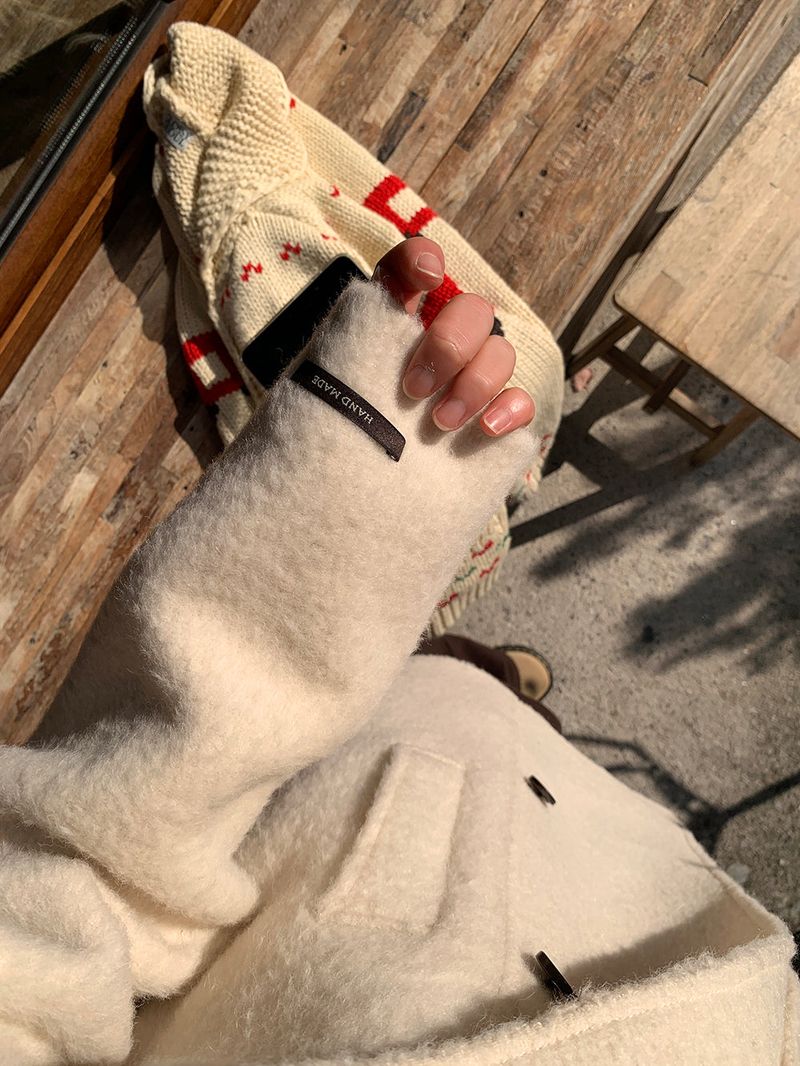 [MADE] KYLIE WOOL ALPACA HANDMADE HALF DOUBLE COAT