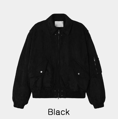 Romu Rivet Suede Flight Jumper