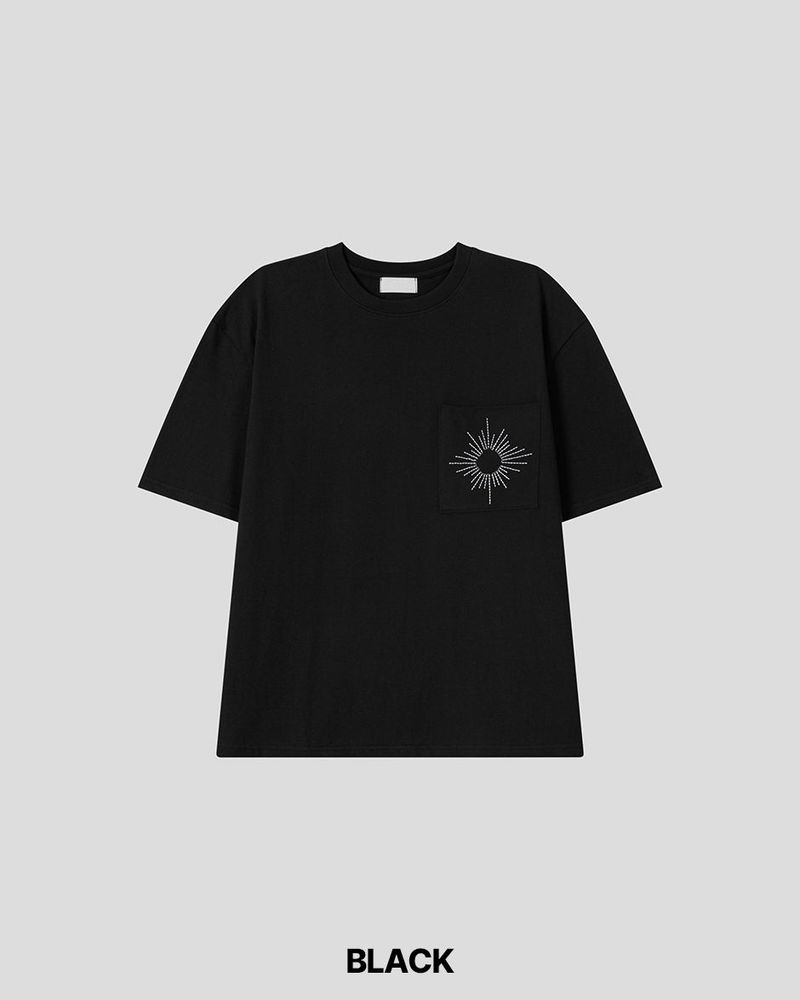 Spark Embroidered Pocket Shrot Sleeve T