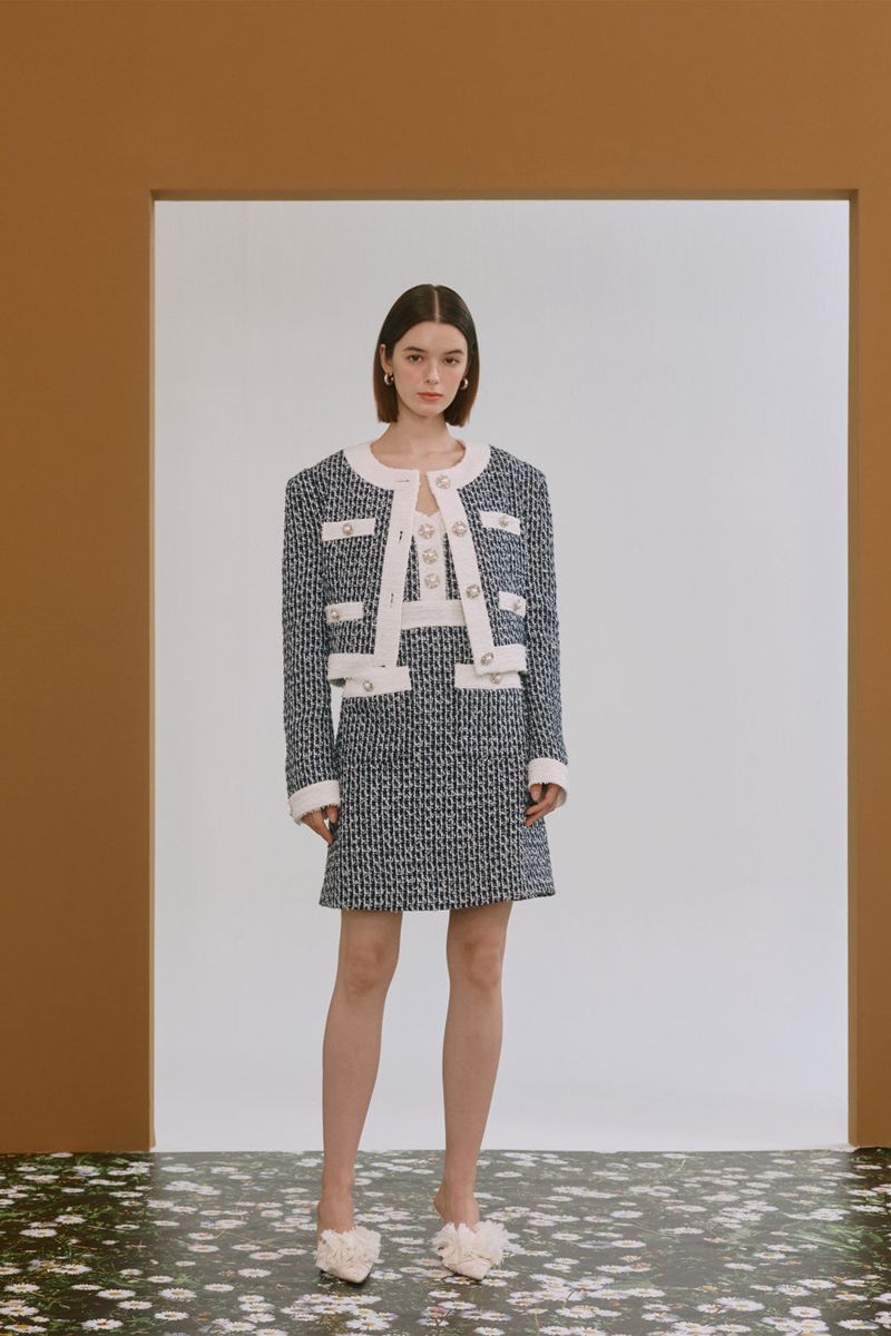 ROMANCHIC（ロマンシック）の「Colored tweed jacket（Jackets/Outerwear）」
