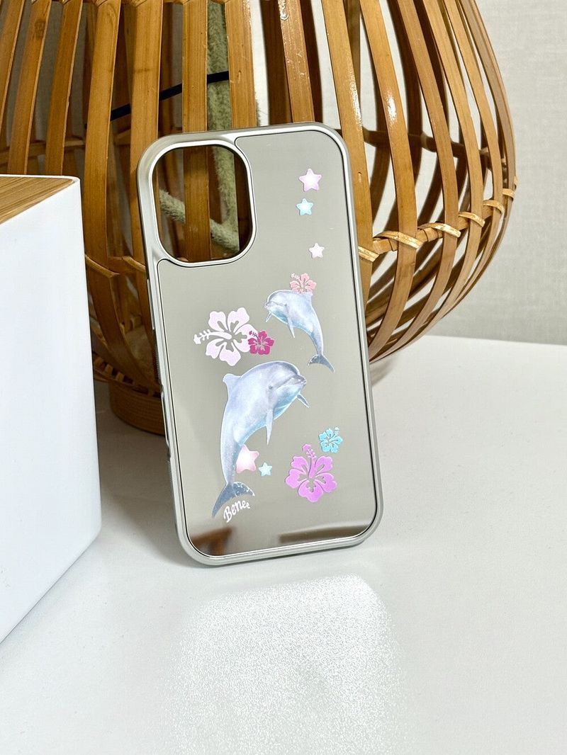 Dolphin Mirror Phone Case