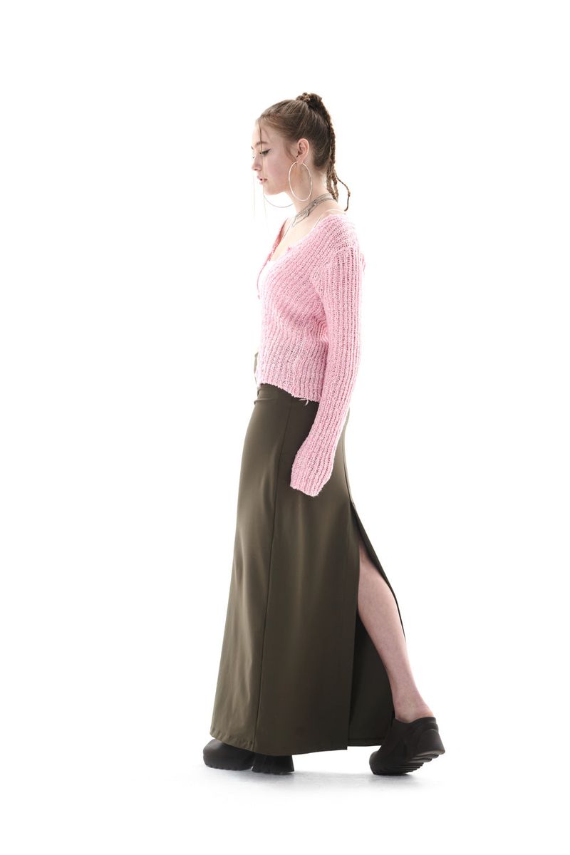 STITCH MAXI SKIRT