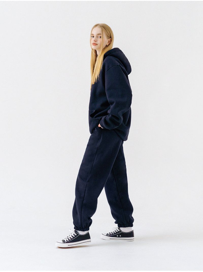 PLAIN BANDING JOGGER PANTS
