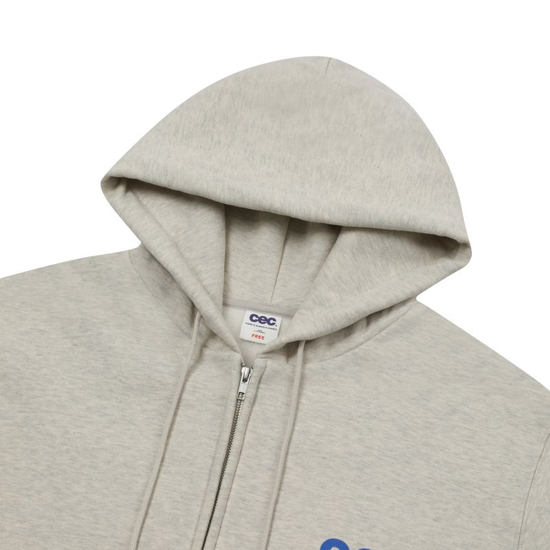 CEC ZIP-UP HOODIE(OATMEAL)