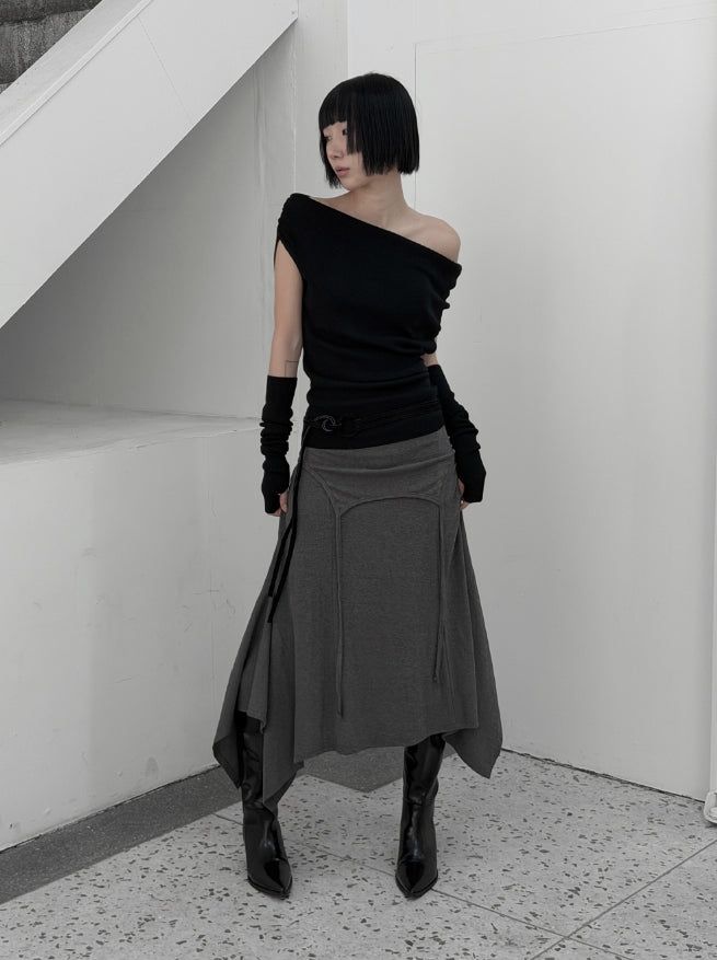 Oan Two-Way Unbalanced Flare One-Piece