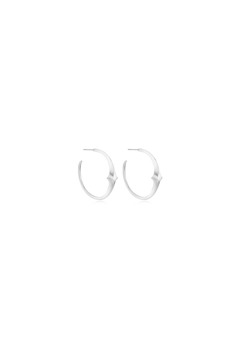 New Shine Star Hoop Earrings (S)