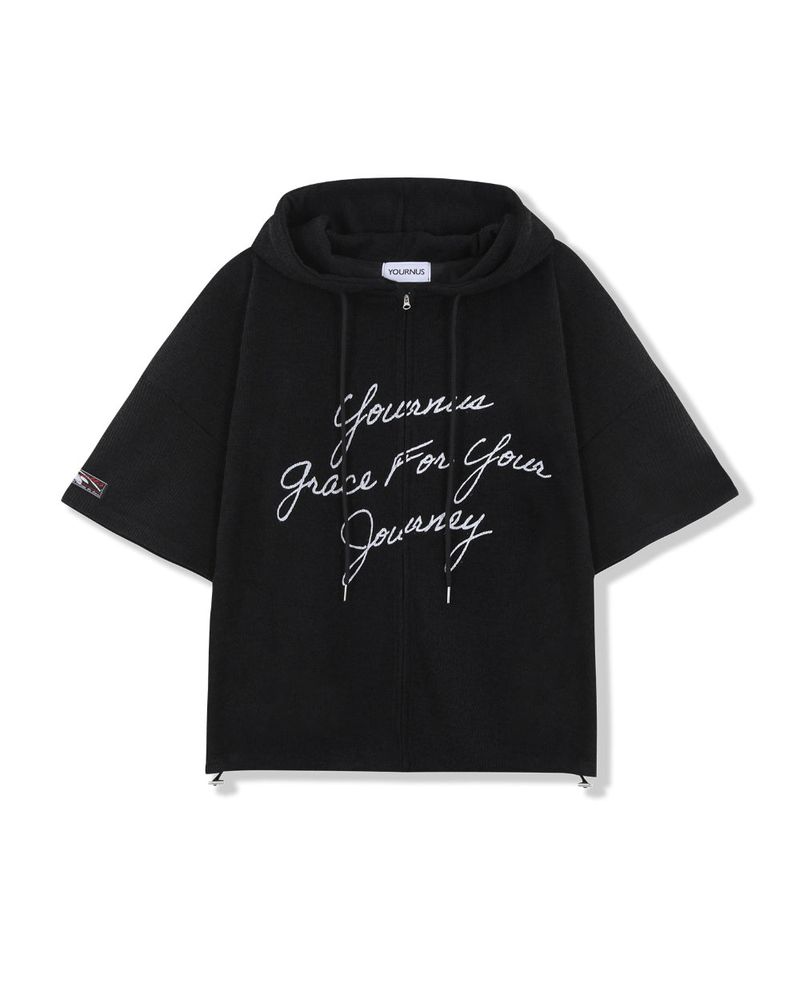 26SS★ Airy Half Hood Zip Up